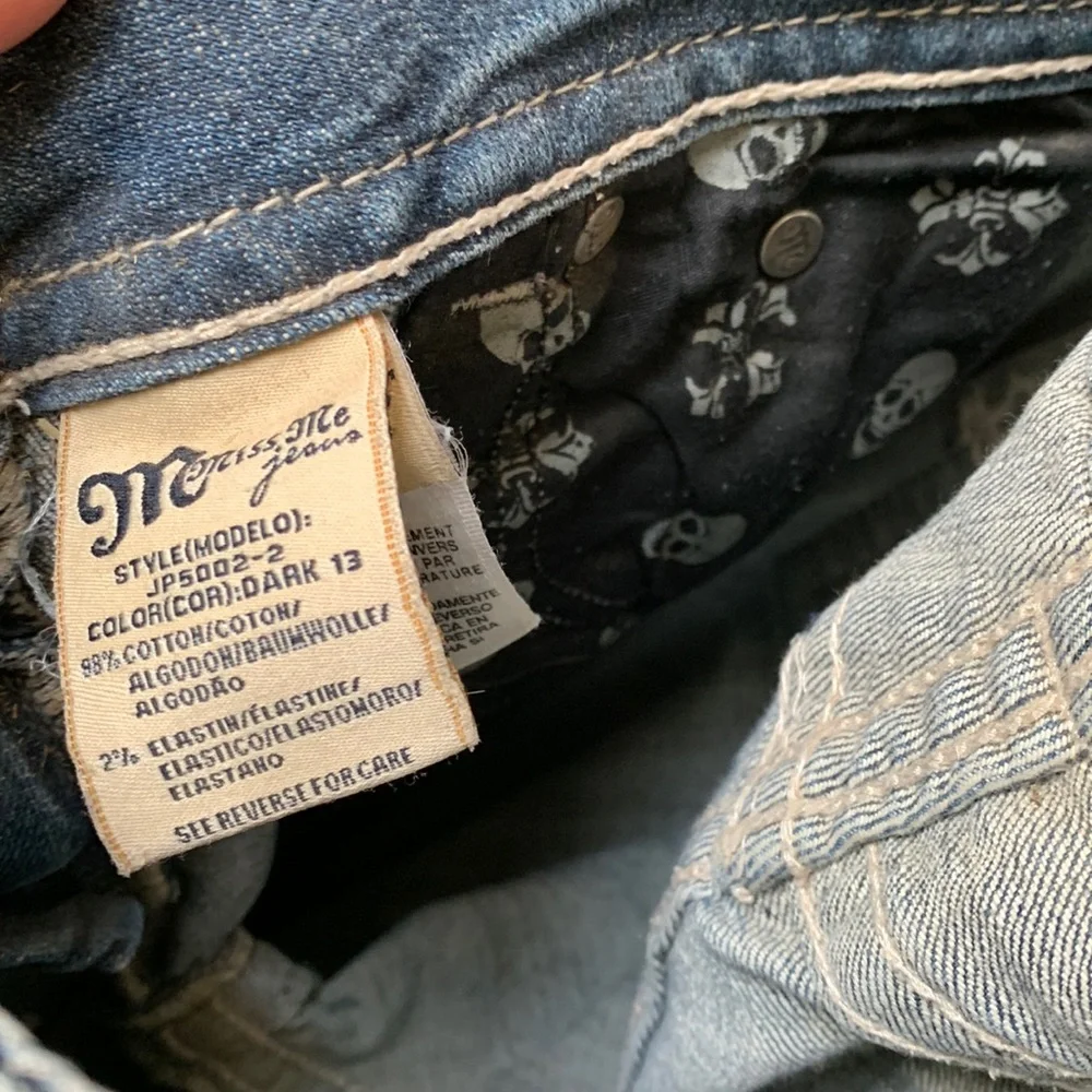 Miss Me boot cut jeans Dark 13 color - Picture 6 of 9